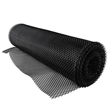 Bar Pub Shelf Liner Black Mat Glass Drying Mesh Roll 10 meter x 60cm