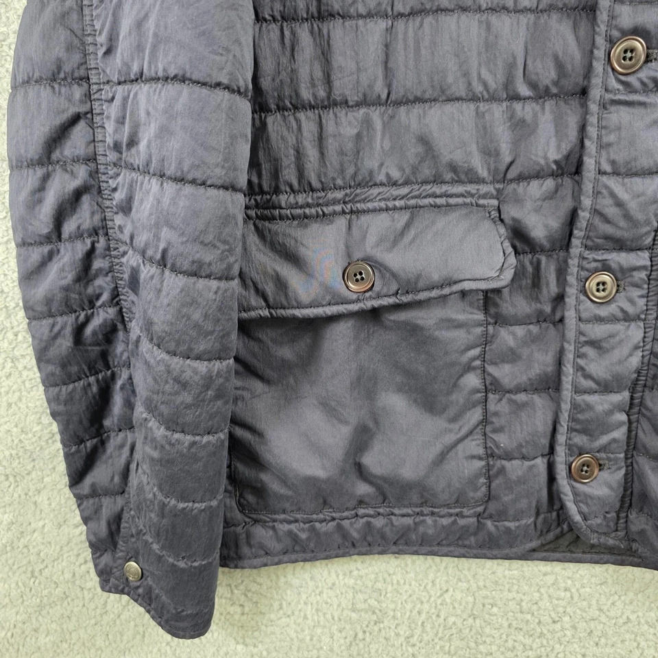Chaqueta Peter Millar Crown Greenwich Abrigo Teñido Azul Lavado Talla L Foto 2 de 4