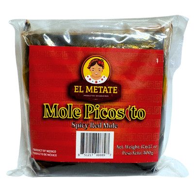 El Metate - Mole Rojo Picosito 1.1lb - Mole Sauce