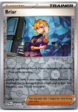 Pokémon TCG Prismatic Evolutions Briar 100/131 Reverse Holo Uncommon 