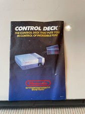 Vintage 1988 Nintendo Entertainment System Control Deck Instruction Manual