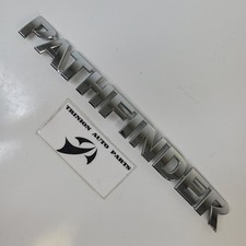2001-2004 Nissan Pathfinder Rear Liftgate Emblem Logo Nameplate Silver Oem