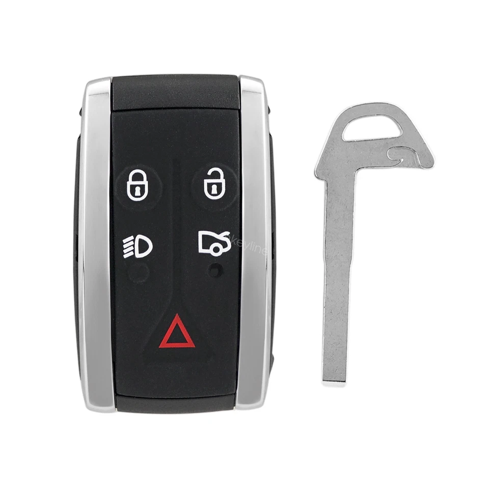 Para 2009 2010 2011 2012 Jaguar XF XK XKR Mando a distancia Llavero Carcasa Estuche 5 Botones Foto 4 de 4