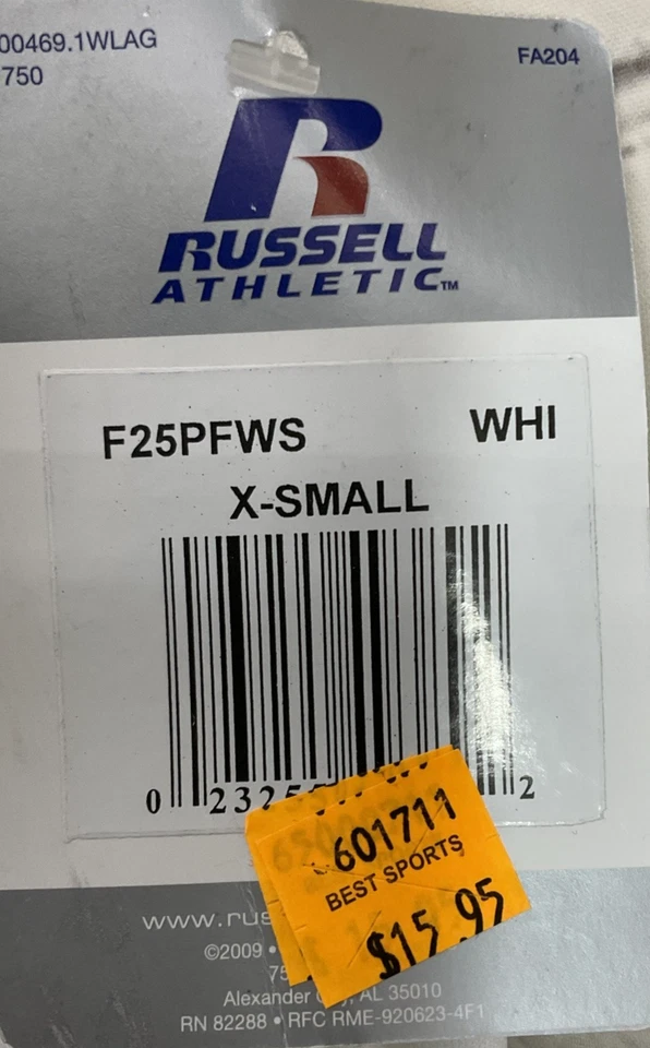 Extra Small Youth Football Pants Waist Lined Snaps Protection Padding Inserts - Image 3 of 4