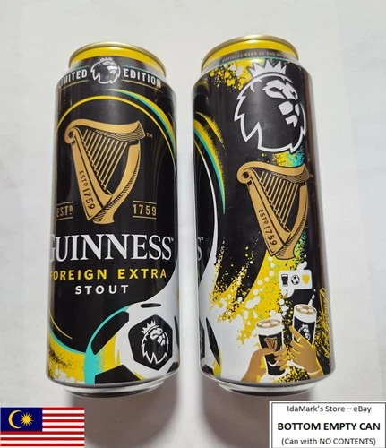 EMPTY -  GUINNESS Foreign Extra can MALAYSIA 490ml ENGLISH PREMIER LEAGUE 2026