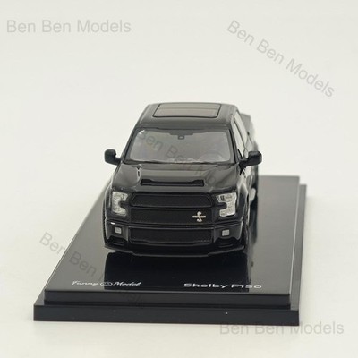 Funny 1/64 SHELBY F-150 Shelby Super Snake Pickup Black Alloy Car