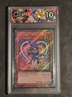 YUGIOH! - SCHWARZE MAGIERIN MÄDCHEN - GRADED CARD 10 - NO PSA BGS - RA03-IT123 - ITALIENISCH