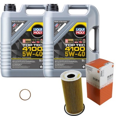 MAHLE Ölfilter 10 L LIQUI MOLY 5W-40 4100 Top Tec für Porsche Boxster 2.9 S 3.4