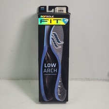 Sof Sole Fit Series Low Arch Shoe Insoles 2.8CM Arch Height Women's Size 5-6 New