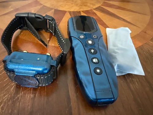 Tiniest Small Cat Training Collar, Remote, Waterproof, Rechargeable, Blue