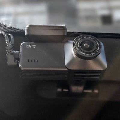 Dashcam Pro 4k With Front and Rear Camera, 5.8GHz WiFi, GPS, Free 64GB CardVG