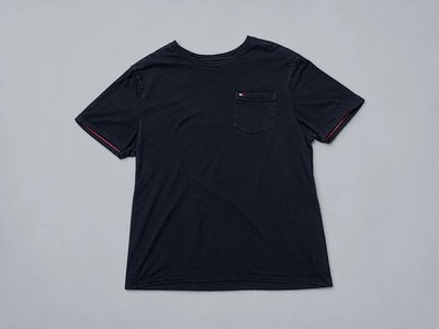 Tommy Hilfiger men s navy crewneck pocket Tshirt