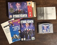 Hybrid Heaven Nintendo 64 N64 (1999) CIB w/ All Box, Manual & Inserts