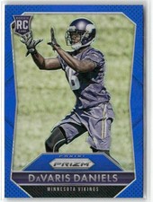 DaVaris Daniels RC 2015 Panini Prizm Blue Minnesota Vikings #222