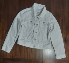Big Girls size 7/8 Children's Place White Denim Jacket