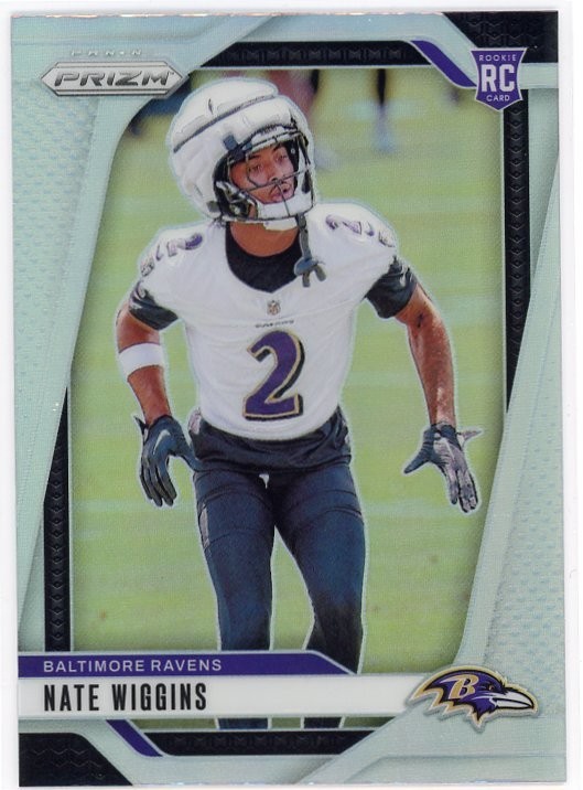 2024 Panini Prizm - Rookies Nate Wiggins #380 Silver Prizm (RC)