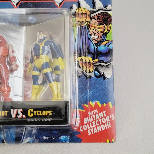 Toy Biz 1994 Marvel Comics X-Men Steel Mutants Juggernaut vs. Cyclops - Picture 10 of 24
