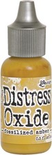 Tim Holtz Distress Oxides Reinkers Fossilized Amber