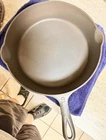 Vintage Lodge # 8 Deep Cast Iron Chicken Fryer Skillet Frying Pan & Lid