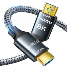 8K HDMI Cable 75FT, 48Gbps High Speed Fiber Optic HDMI 2.1 Cable