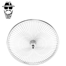 ORIGINAL LOWRIDER 24” Chrome 144 Spoke DAYTON Front Wheel Cruiser/Lowrider Rim.