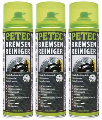 3x 500ml - Bremsenreiniger - PETEC