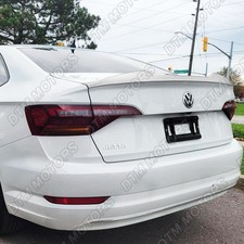 For 19-24 Volkswagen Vw Jetta Mk7 Pearl White V-style Trunk Spoiler Wing W-power