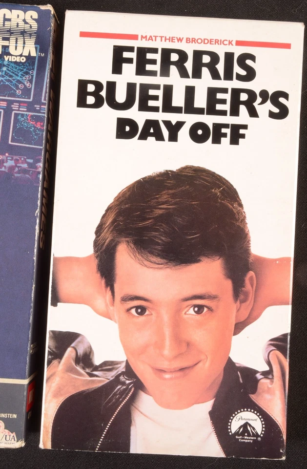 Matthew Broderick VHS Lot Ferris Bueller’s Day Off 19984 War Games 1982 VHS - Image 3 of 4