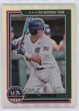 2022 Panini USA Baseball Stars & Stripes Flag Black 3/5 Joshua Springer #85 00mq