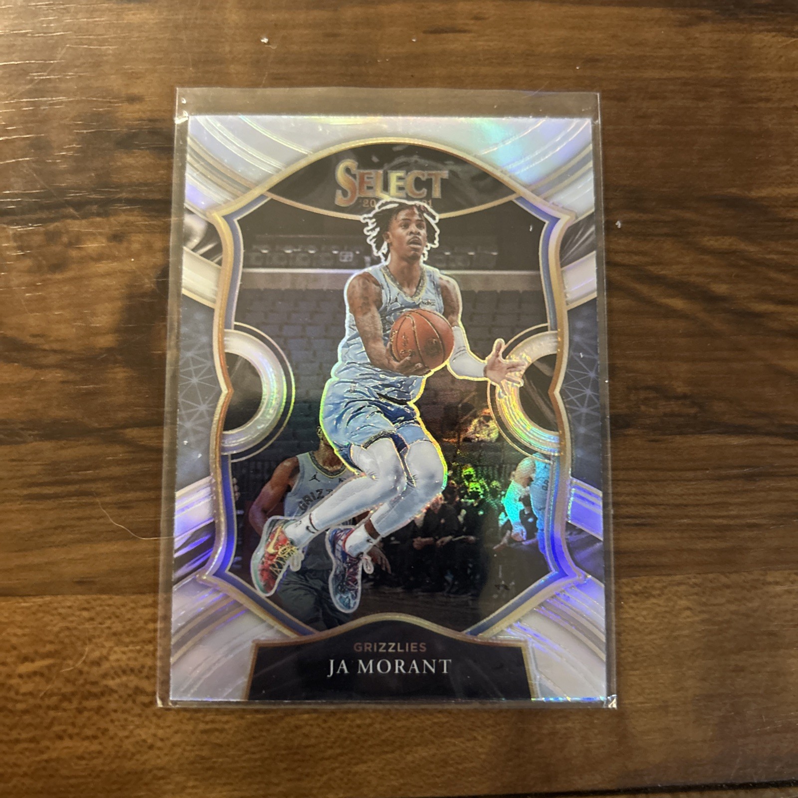 2020-21 Panini Select - Concourse Ja Morant #60 Silver Prizm