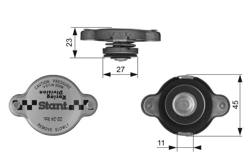 Radiator reservoir cap RC10362 GATES - Image 6