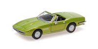 Minichamps 1:87 Maserati Ghibli Spyder - 1969 -LIGHT Green Metallic 870123034