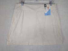 Member's Mark Stretch Skort Women's Large Almond Built-In Mesh Short