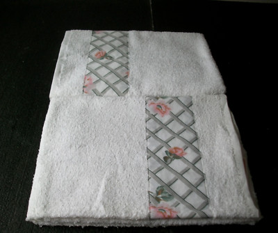 2 x Handtuch AVON Fashions 100 x 50 cm 90er neu