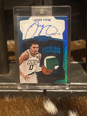 Jayson Tatum 2018-19 Panini Contenders Peerless Patch Auto 1 Of 1 