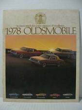 1978 Oldsmobile 442 Cutlass Omega Starfire Car Dealer Sales Brochure Catalog