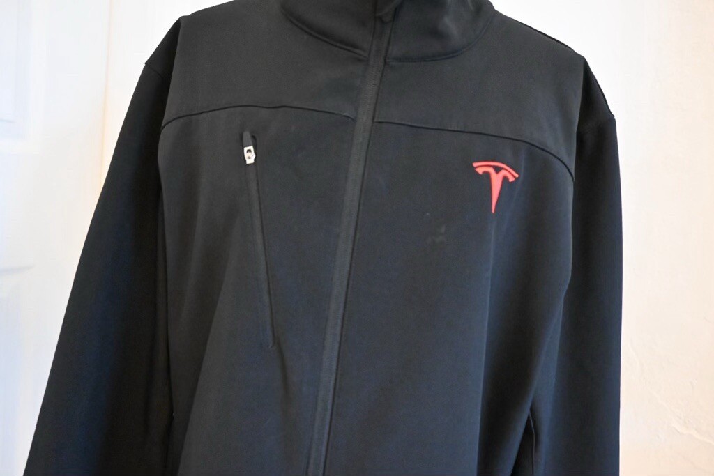Tesla Zip up Jacket Size Medium - image 4