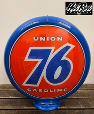 UNION 76 Reproduction 13.5" Gas Pump Globe - (Blue Body)