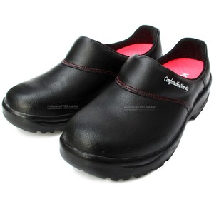 black leather non slip shoes
