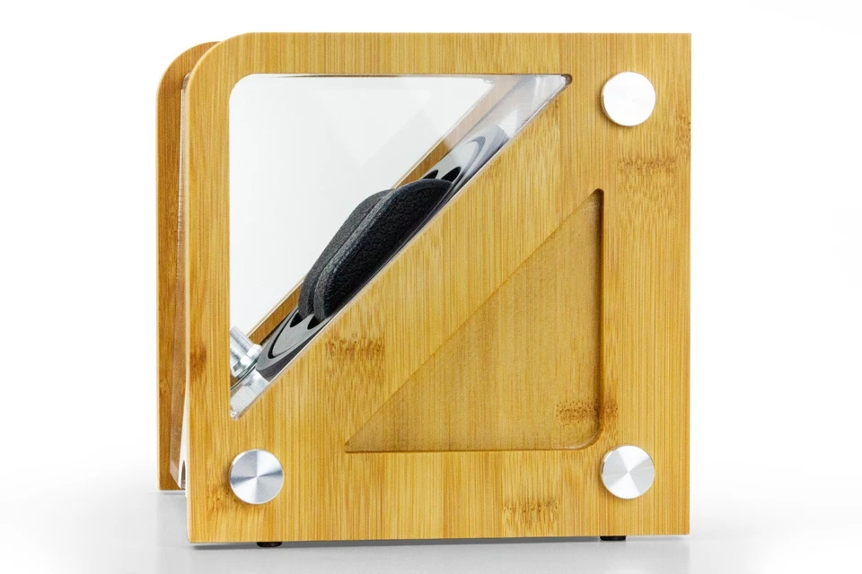 Double Automatic 2 Watch Winder rotating display box Tourbillon Winders NEW! - Image 3 of 4