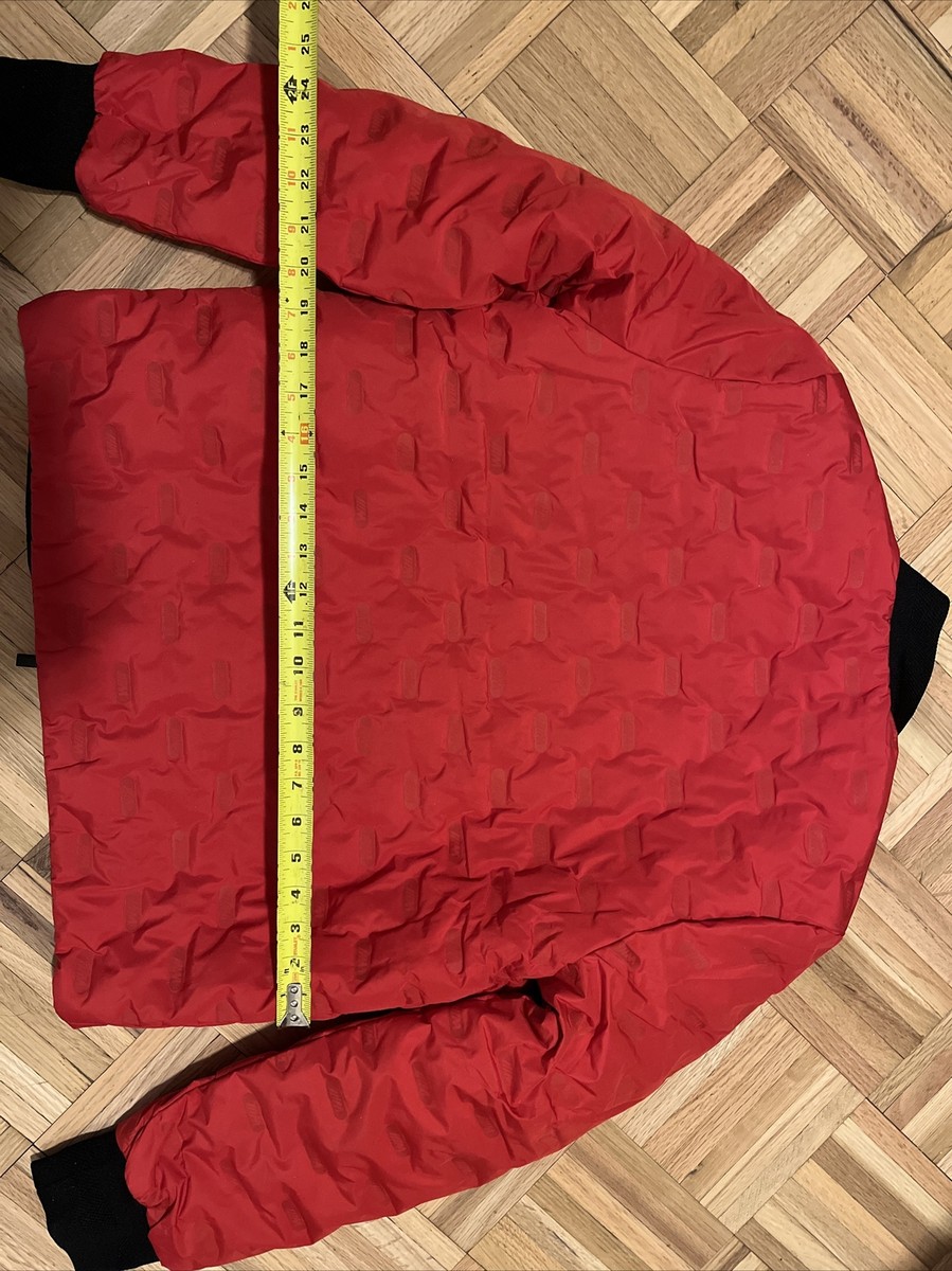 Genuine BMW M DOWN JACKET LADIES red Size Medium Brand New