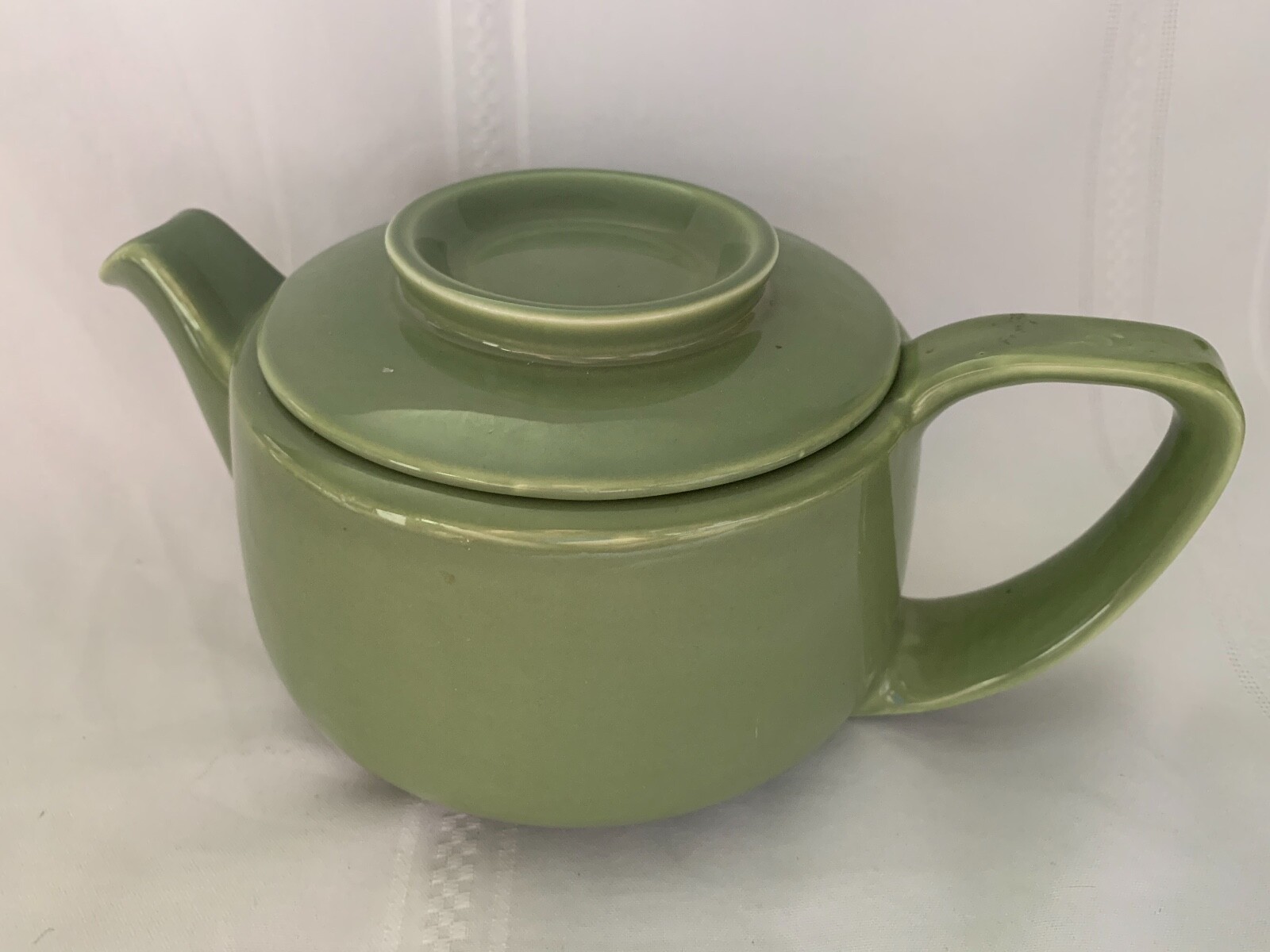 Vintage Hall Tricolator Green Coffee Pot 