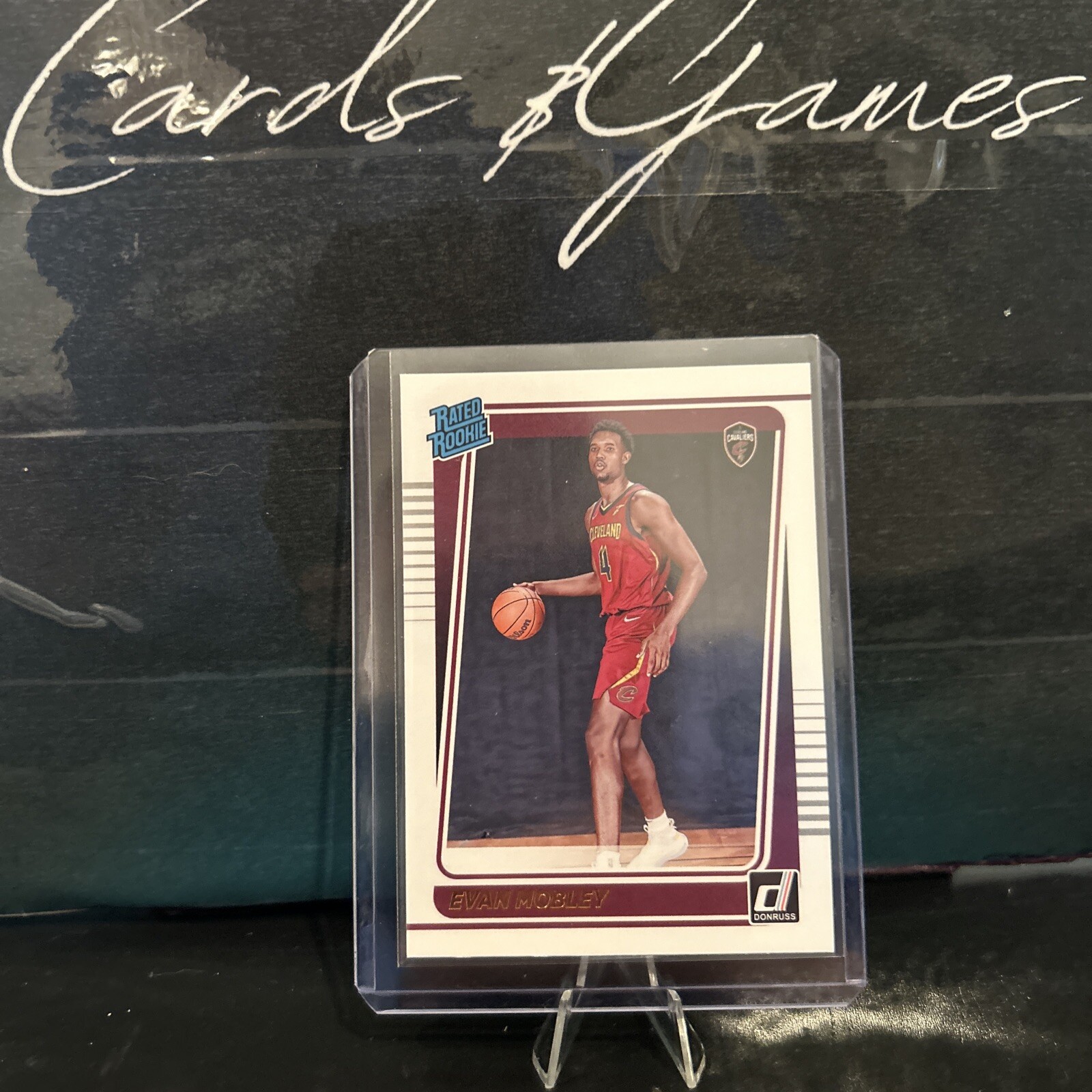 2021-22 Panini Donruss - Rated Rookie Silver Press Proof #225 Evan Mobley (RC)