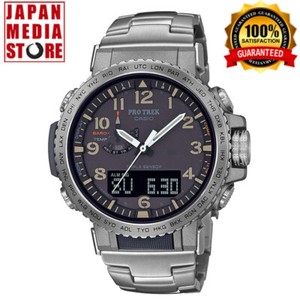 Casio Pro Trek PRW-50T-7AJF Climber Line Solar Titanium Men`s Watch  PRW-50T-7A | eBay