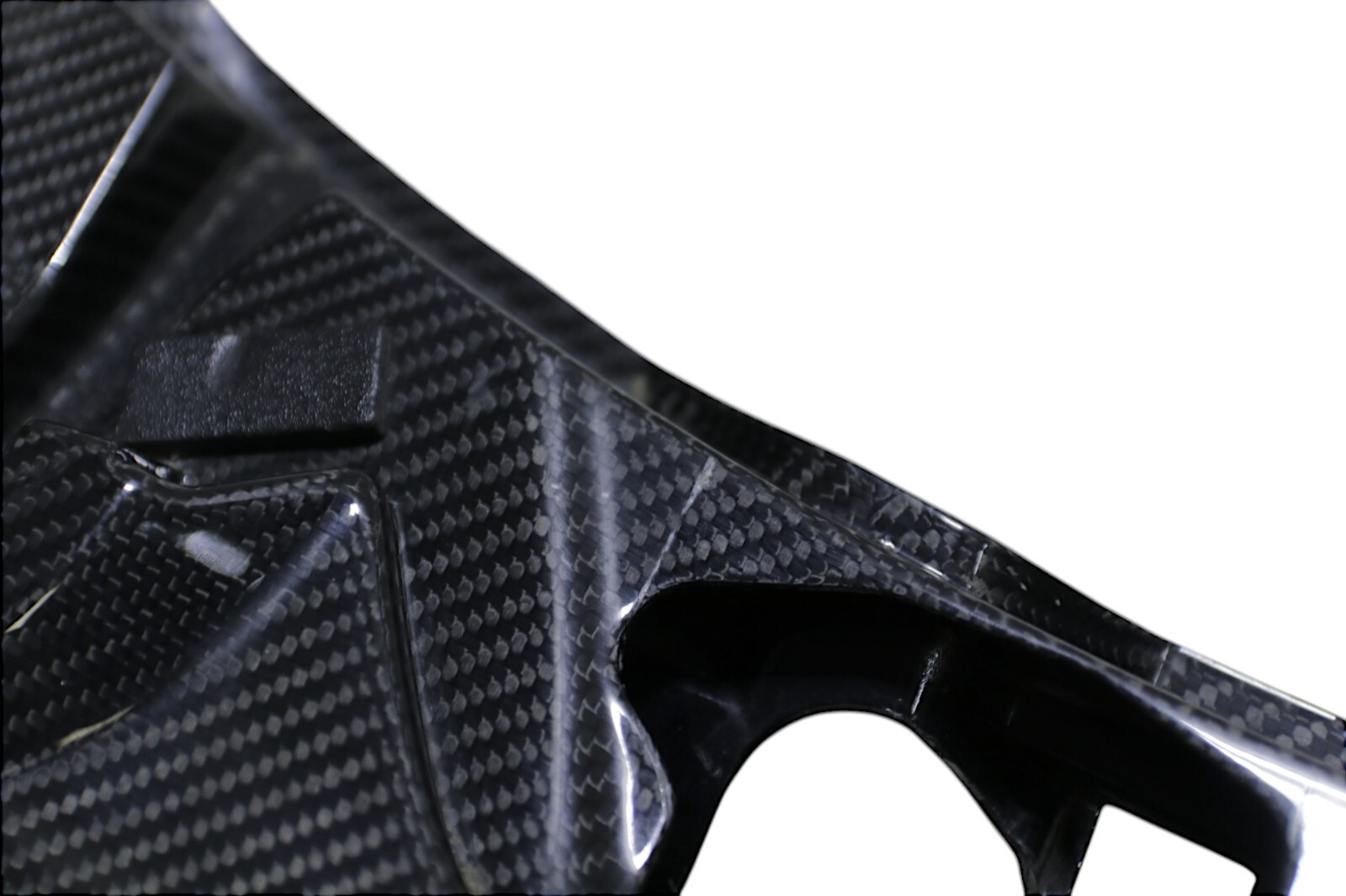 McLaren 600LT Rear Upper Carbon Fiber Bumper Insert Panel 2019 2020 OEM