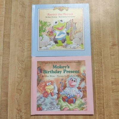 Jim Henson's Muppet Babies Kermit the Hermit + Mokey's Birthday Present Book Lot