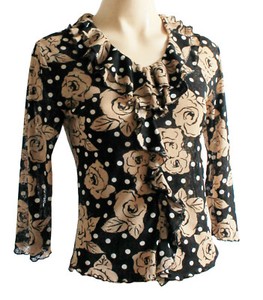 white ruffle blouse uk