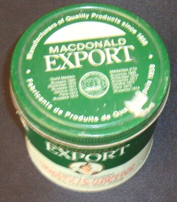 VINTAGE MacDONALD EXPORT TOBACCO TIN CAN