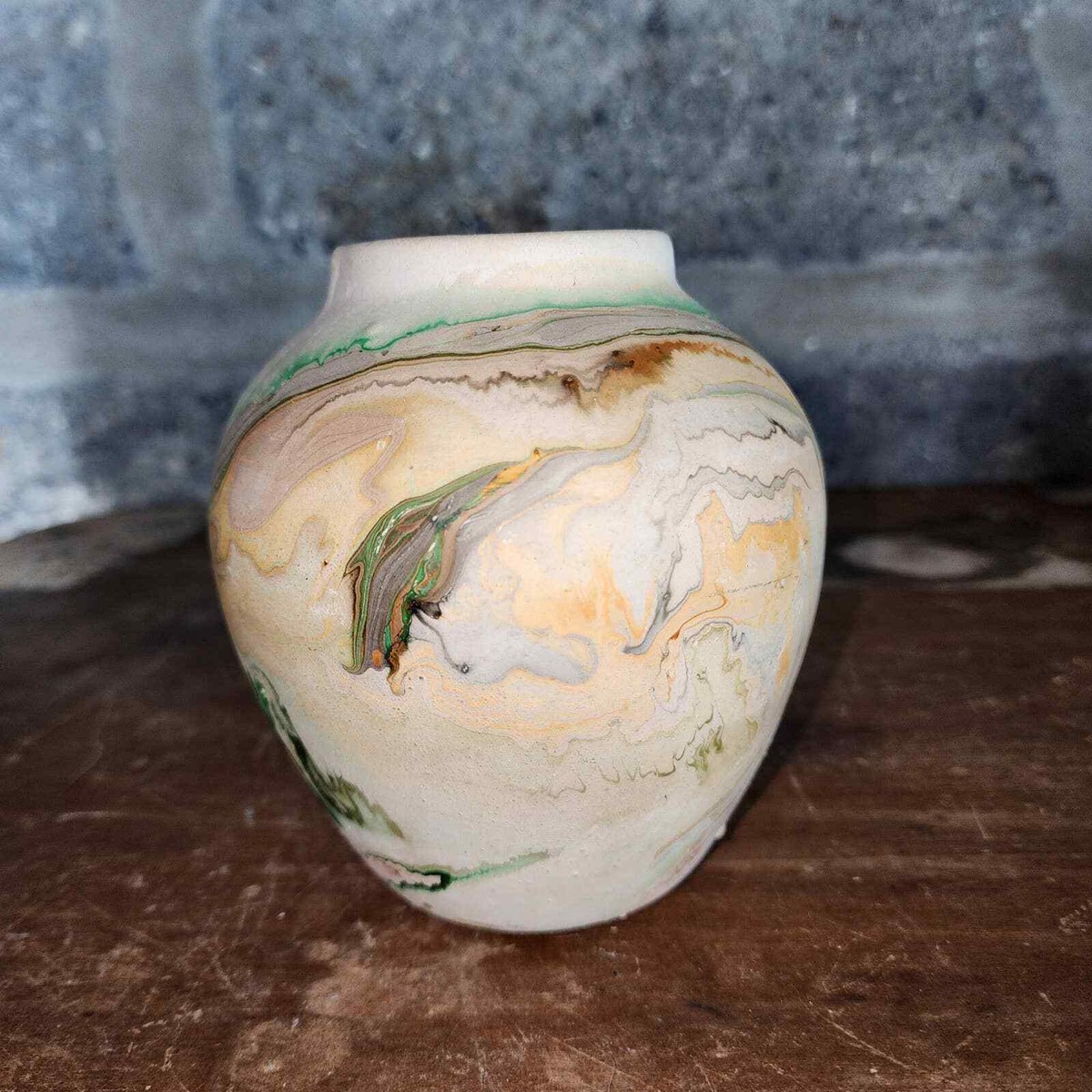 Vintage NEMADJI INDIAN POTTERY VASE 5