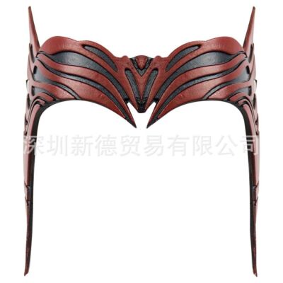Wanda In Multiverse Of Madness Cosplay Mask Scarlet Witch Headwear Crown